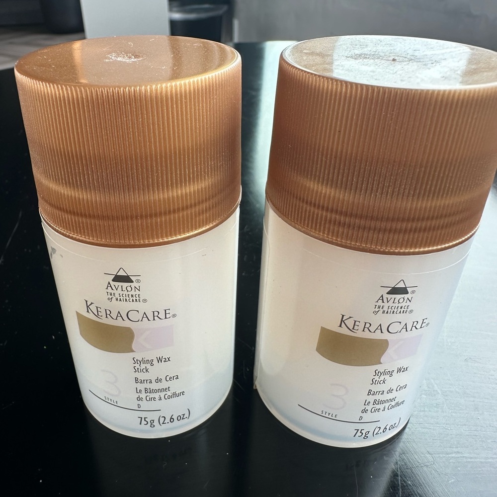 $30 KeraCare Hair Styling Wax Sticks FREE SHIPPING. UNUSED & BRAND NEW. TWO PACK